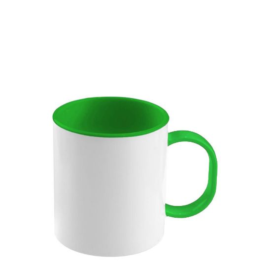 Picture of Plastic Mug 11oz. (Inner+Handle) LIGHT GREEN