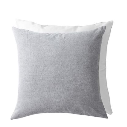 Picture of Pillow Cover 40x40 (GRAY Light back) Cotton oxford & super soft Satin