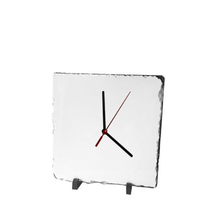 Picture of SLATE GLOSS - SQUARE- 27x27cm (CLOCK)