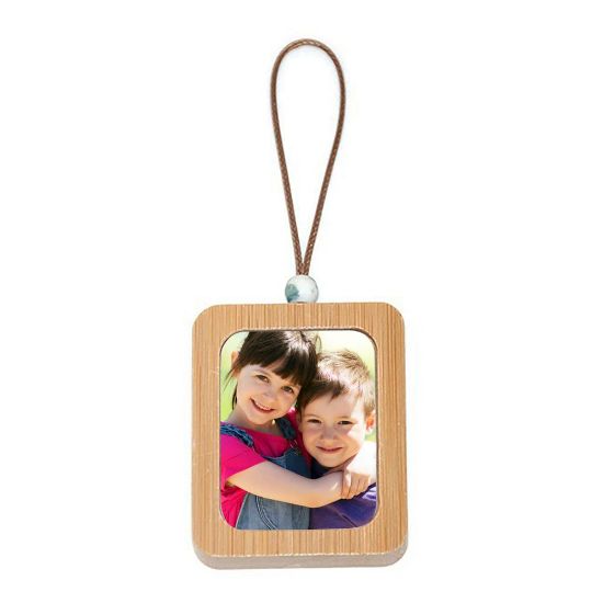 Εικόνα της KEY-RING Bamboo (Rectangle) 4x5cm