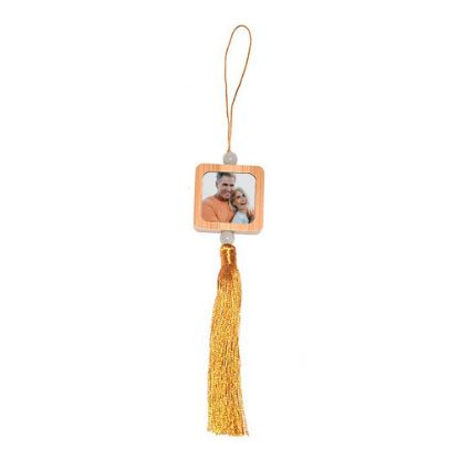 Εικόνα της Car Hanging -Bamboo- 4.5x4.5cm (Square)