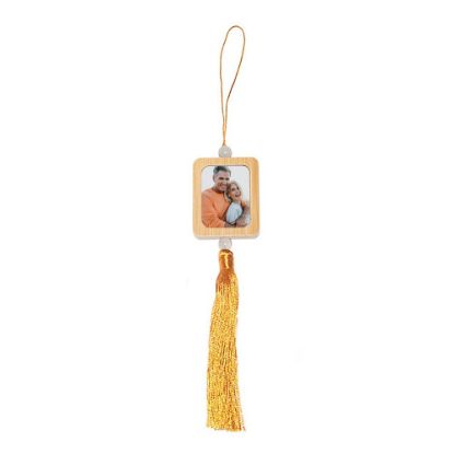 Εικόνα της Car Hanging -Bamboo- 4x5cm (Rectangle)