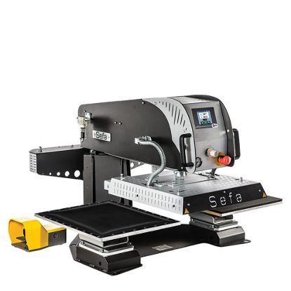Picture of SEFA Hybrid Heat Press 40x50cm (Duplex Auto & Rotate) Pneumatic with one Inflating membrane plate