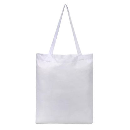 Εικόνα της Shopping Bag WHITE (economy) H42 x W38cm - handle 25cm