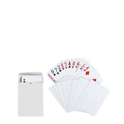 Picture of Playing Cards 62.5x87.5mm (54 Paper cards/printed 1side) with printable pack