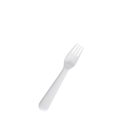 Picture of Kids FORK (15.9x2.7 cm) polymer WHITE