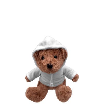 Εικόνα της TEDDY BEAR - 20 cm BROWN dark (with HOODIE)