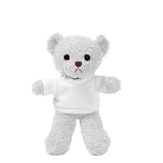 Picture of Teddy Bear (White) 25cm with T-Shirt