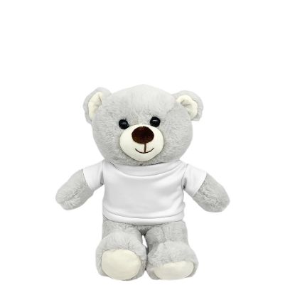Picture of Teddy Bear (Grey Light) 25cm with T-Shirt
