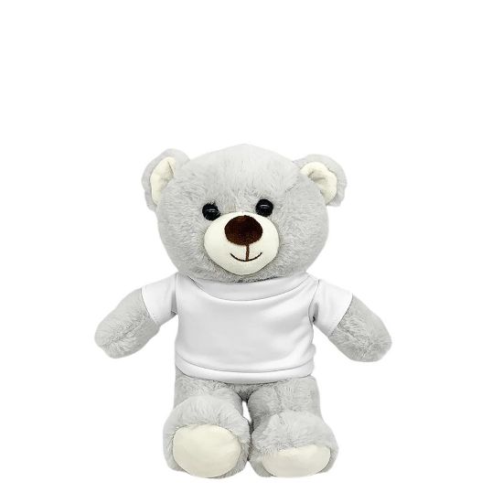 Εικόνα της Teddy Bear (Grey Light) 25cm with T-Shirt