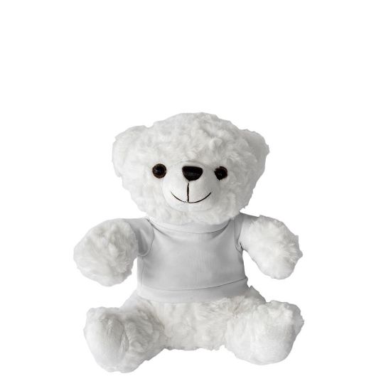 Picture of Teddy Bear (White) 25cm with T-Shirt