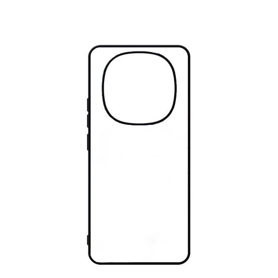 Picture of XiaoMi case (Redmi 14 Note Pro Plus) TPU BLACK with Alum. Insert