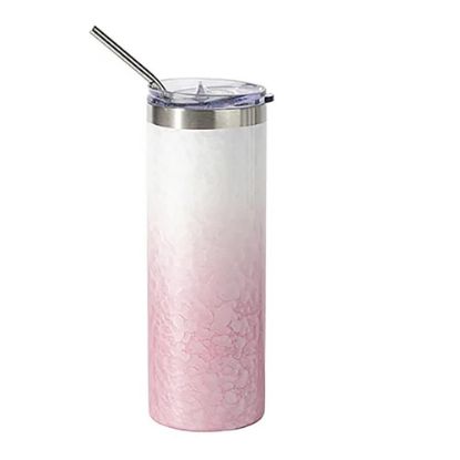 Εικόνα της Skinny Tumbler 20oz (White/Pink) 3D Puffy Cloud