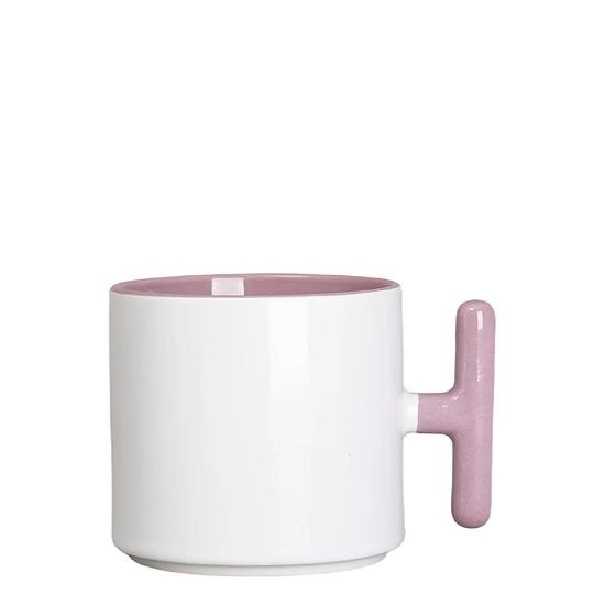 Picture of MUG 9oz (T-Handle) Inner & Handle - Pink