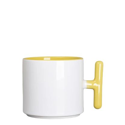 Picture of MUG 9oz (T-Handle) Inner & Handle - Yellow