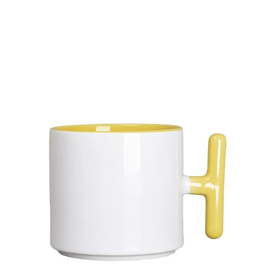 Εικόνα της MUG 9oz (T-Handle) Inner & Handle - Yellow