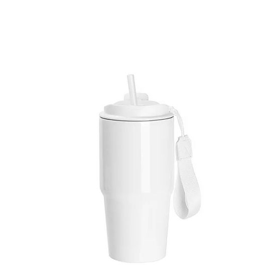 Picture of Travel Tumbler 600ml (White) with Portable Lid