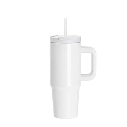 Picture of Travel Tumbler 900ml (White) Plastic Handle